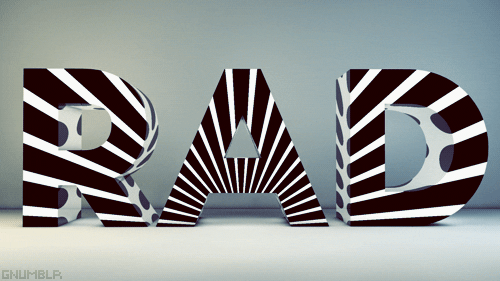 3D Typography GIF by slater