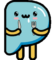 Feed Me Eating Sticker by Partipost