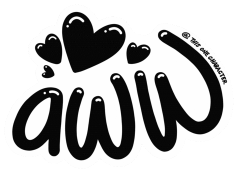 thisonecharacter giphyupload hearts newpost aww Sticker