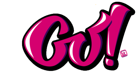 Pink Go Sticker by Neanderfitmiss