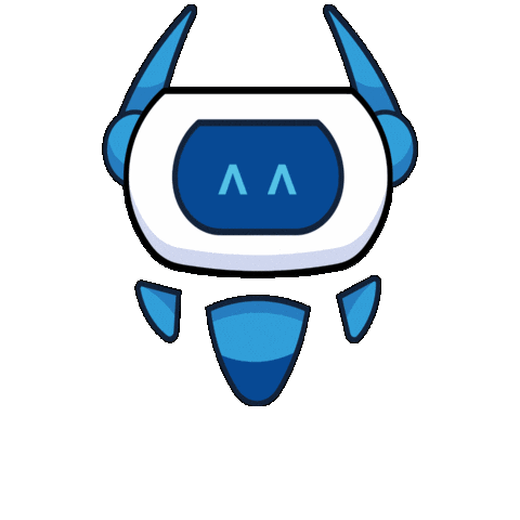 RedConectaIFS giphygifmaker happy robot feliz Sticker