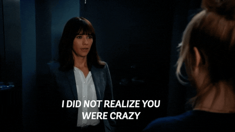 we are crazy GIF by Angie Tribeca