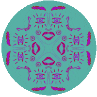 Pink Women Sticker