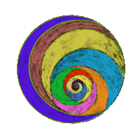 Art Spinning Sticker