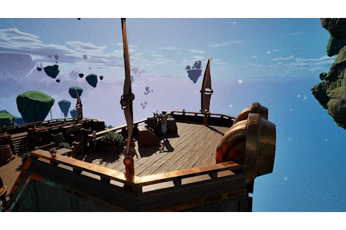 Travel Floating GIF by VestGames