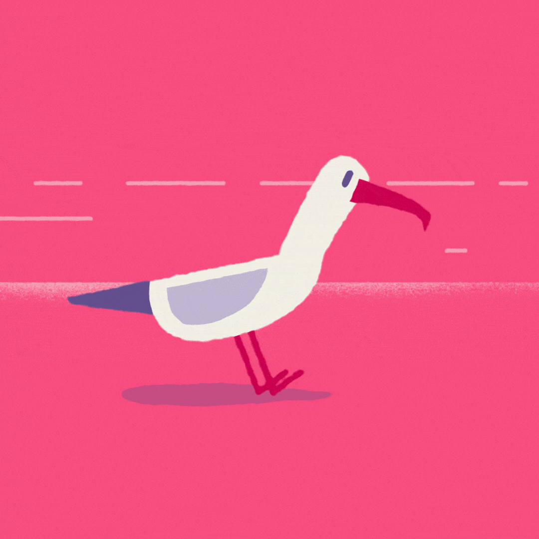 Loop Bird GIF by The Rocket Panda
