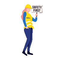 Woman Construction Sticker by Komatsu