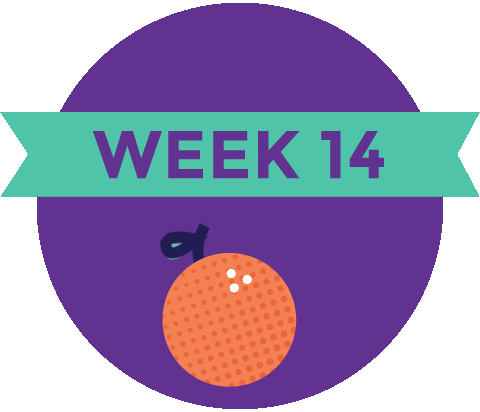 Pregnancy Baby Size Sticker by What to Expect