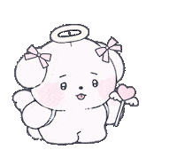 いぬ Love Sticker