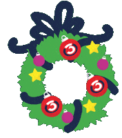 Christmas Wreath Sticker by Hitradio OE3