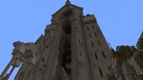 giphyupload pixel art minecraft harry potter hogwarts GIF