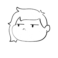 laulau_26 angry drawing bravo ugh Sticker