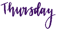 Days Of The Week Thursday Sticker by University of Montevallo