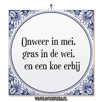 Sticker by Tegelspreuken.nl