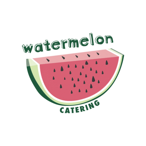 WatermelonCatering giphyupload watermelon watermelon catering watermeloncatering Sticker