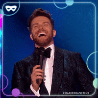 Joel Dommett Laugh GIF by The Masked Singer UK & The Masked Dancer UK