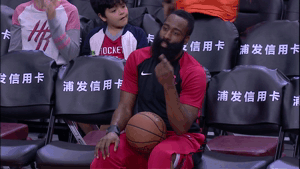 james harden player bench GIF by NBA