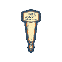 Taps Drink Local Sticker by Tigertown Graphics