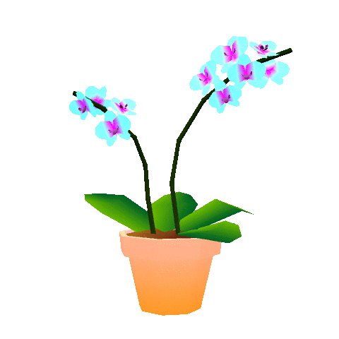 3D Flower Sticker by jjjjjohn