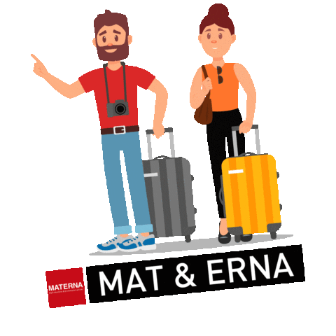 Tourist Sticker by Materna.SE