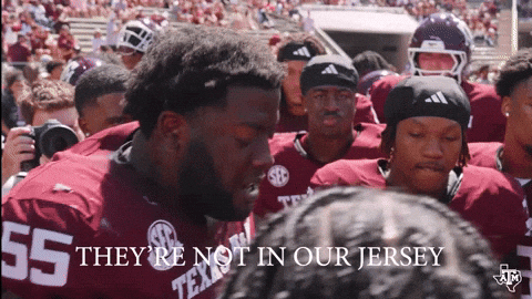 aggieathletics giphyupload football jersey sec GIF