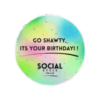 Birthday Milestone Sticker by Social Cycle Spin Club