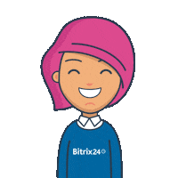 Girl Smile Sticker by Bitrix24