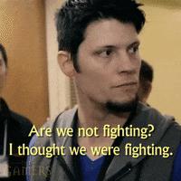 Cass Fighting GIF by zoefannet