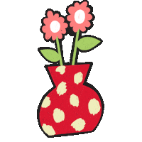 naomicraigs love red flower flowers Sticker
