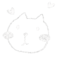 Cat Love Sticker