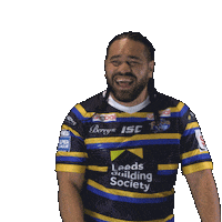 Konrad Hurrell Laughing Sticker by Leeds Rhinos