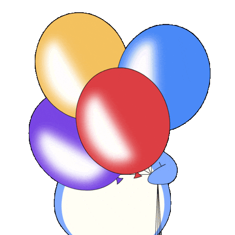 Happy Birthday Party Sticker by Pudgy Penguins