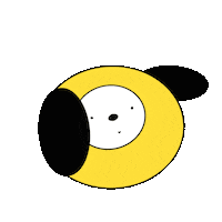 Smallyingg sexy bts yellow hearts Sticker