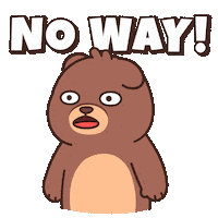 Leaving No Way Sticker by BEARISH