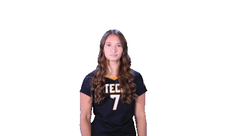 Golden Eagles Finger Guns Sticker by Tennessee Tech Athletics