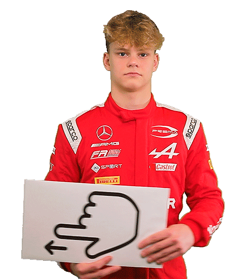 Paul Mercedes Sticker by Prema Team