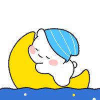 Sleepy Good Night Sticker