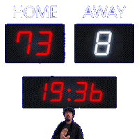 8 Away Sticker