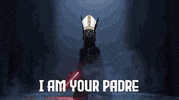 LibertySquareHQ star wars squirrel darth vader padre GIF