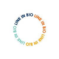 Orange Link In Bio Sticker by Driverseat Inc