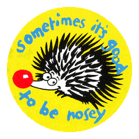 Red Nose Day Echidna Sticker by Red Nose Australia