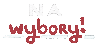 Wybory Prezydent Sticker by Dorota Duzinkiewicz