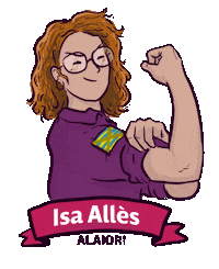 Woman Mao Sticker by Més Menorca
