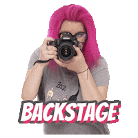 MonikaPolasek photo backstage monikapolasek photograper Sticker