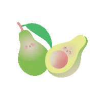 Avocado Toast Love Sticker by Paradyes
