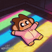 Tired Good Night GIF by Chimpers