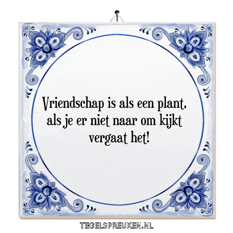 Humor Plant Sticker by Tegelspreuken.nl