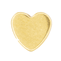 Gold Piercing Sticker by STUDS