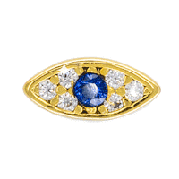 Gold Piercing Sticker by STUDS