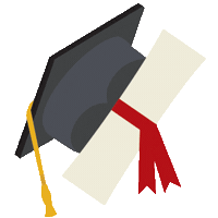 Graduation Boxers Sticker by Pacific University